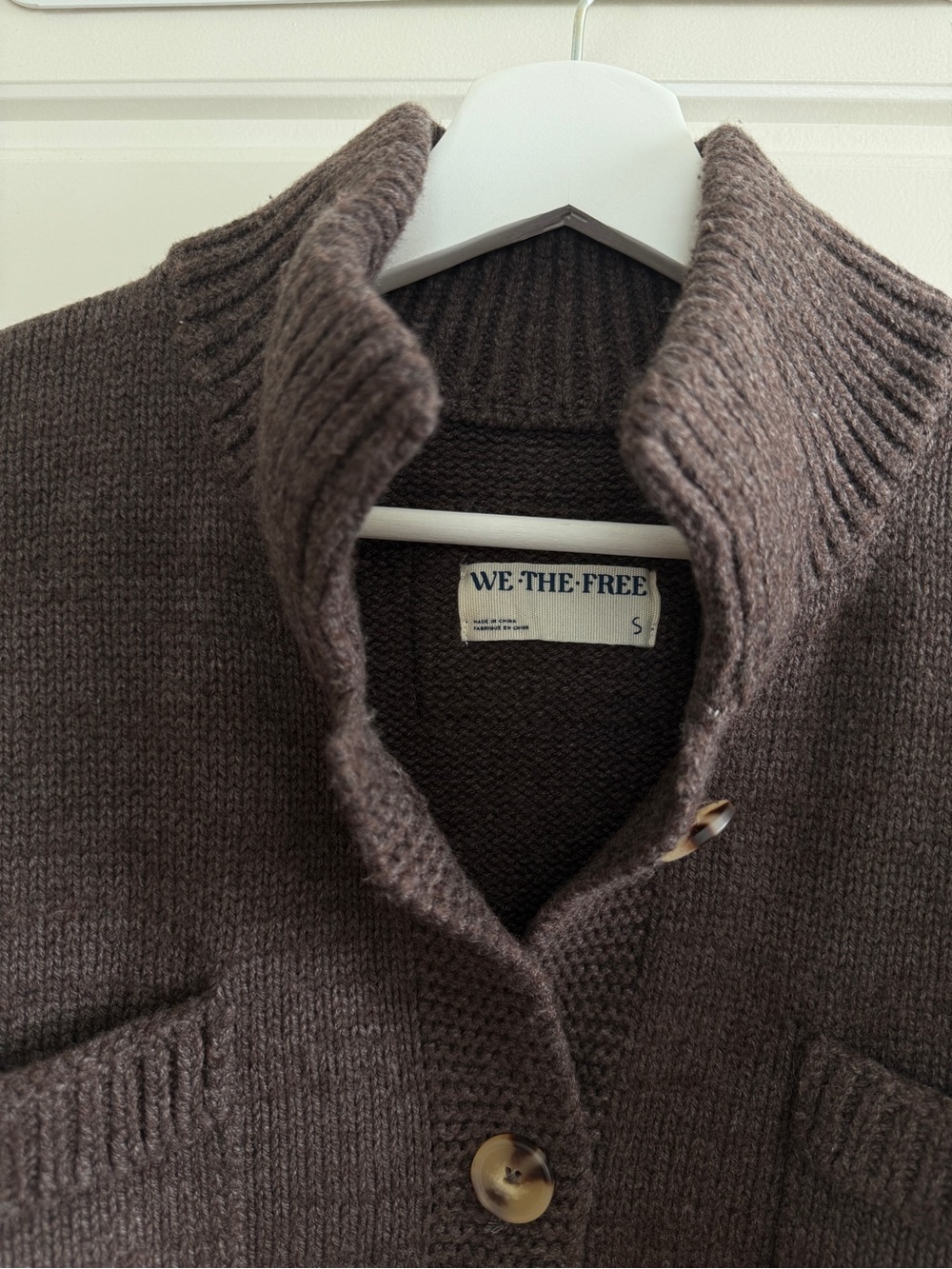 Free people we the free on the isle cardigan brown NWT - Picture 9 of 10